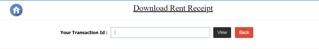Download Rent Receipt e-Pauti Odisha