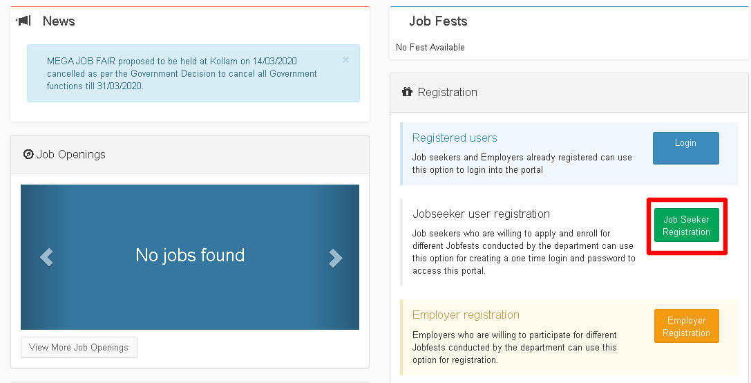 job fest jobseeker register