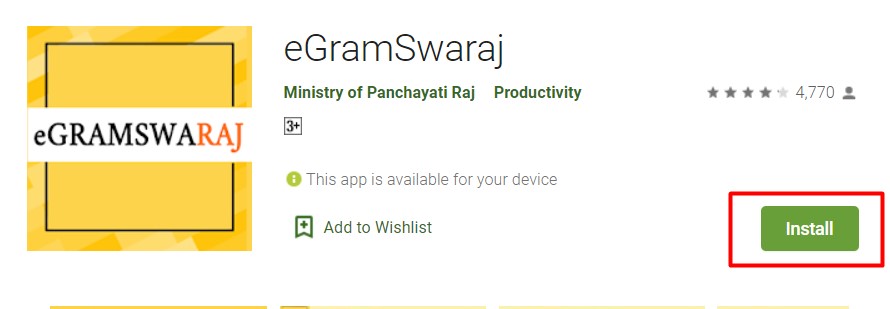 e gram swaraj app