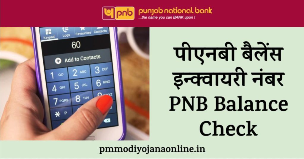 Punjab National Bank Balance Check