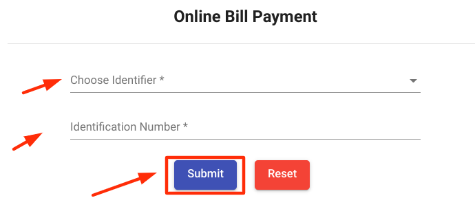 MP Bijli Bill Check Kaise Kare - filling online bill payment menu details