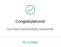 How to register in SBI Yono - congratulation message