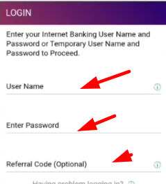 How to register in SBI Yono - entering user name and password