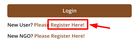 e samaj kalyan gujarat online registration and login application status - choosing register option