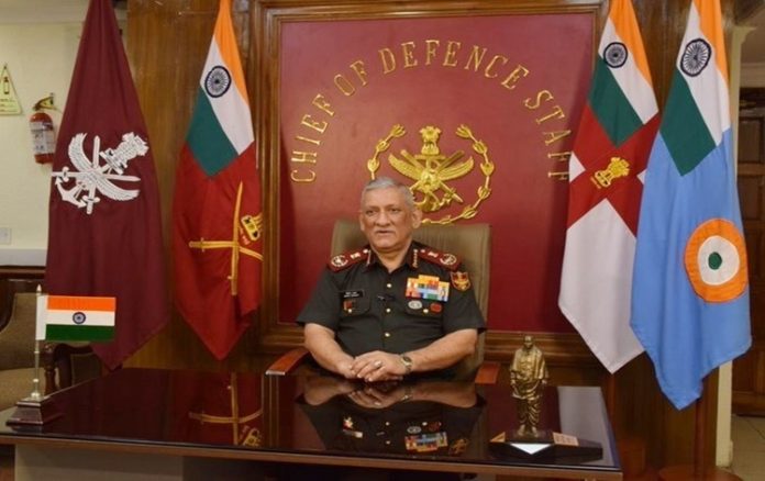 bipin rawat as chief defence officer