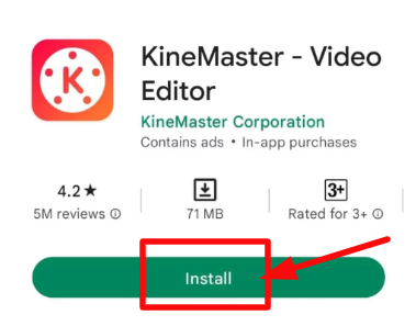 Kinemaster app install