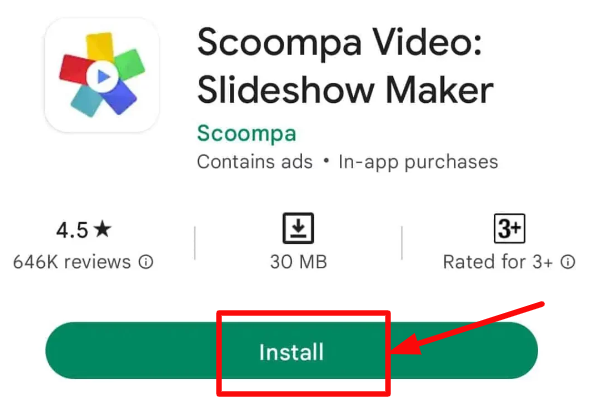 scoompa video slideshow maker