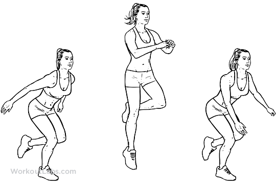 single leg hopping - Height Badhane Ke Liye Exercise