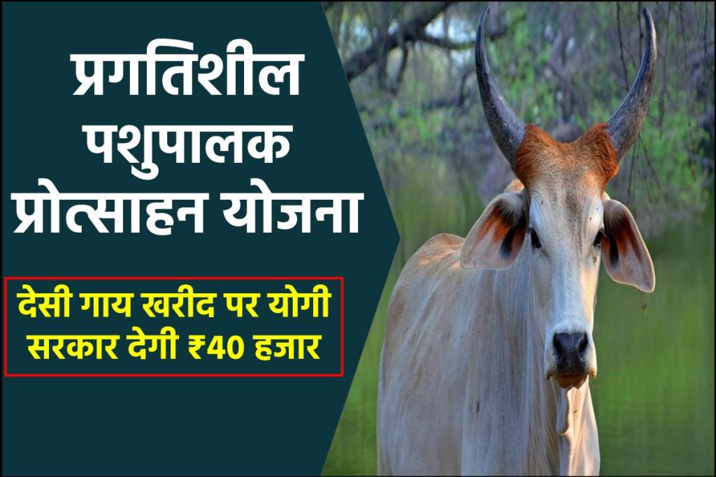 प्रगतिशील पशुपालक प्रोत्साहन योजना: देसी गाय खरीदें, सरकार देगी ₹40 हजार